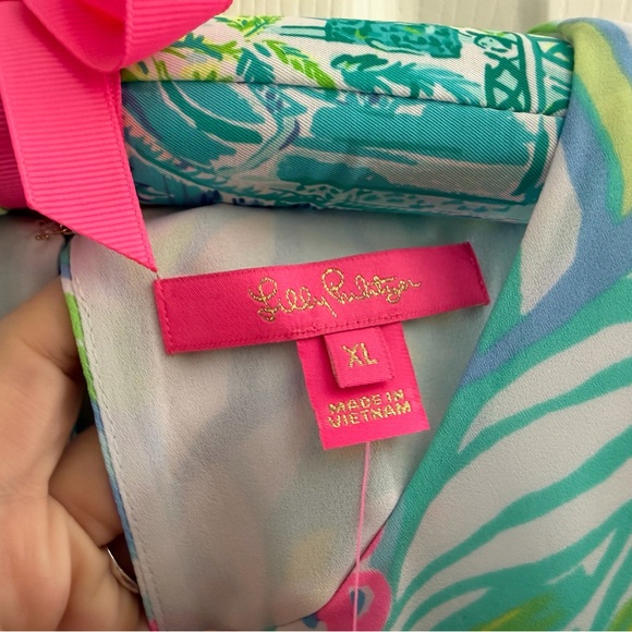 Lilly Pulitzer Maraca My World Lyle Top XL NWT - Picture 3 of 8